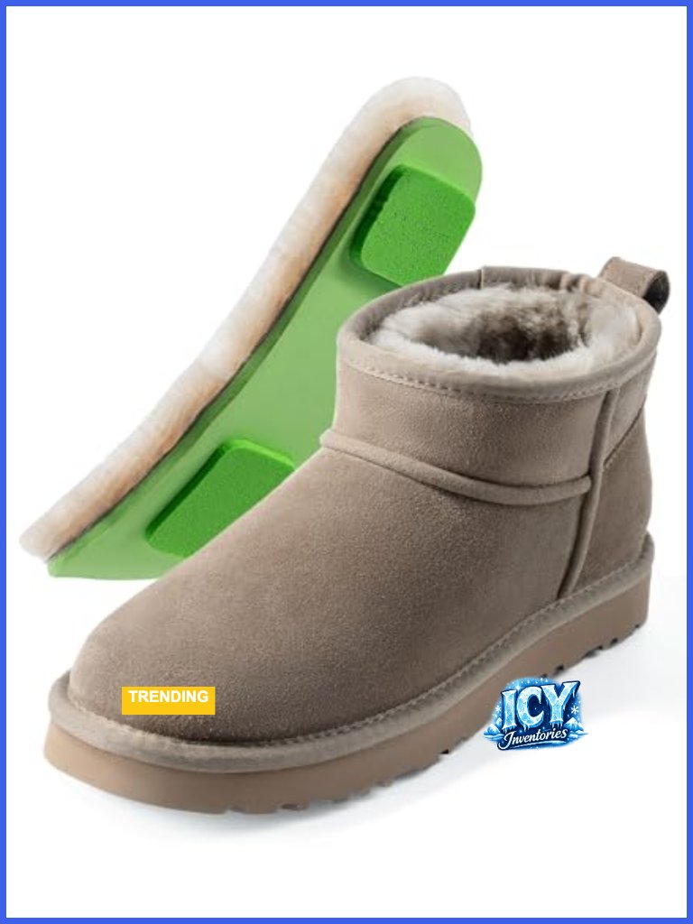 100% Australian Sheepskin Mini Boots With Arch Support - Warm To -22f